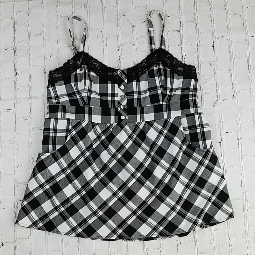 Torrid plaid tank